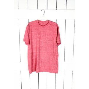 Vintage basic peachy pink cotton heather tshirt